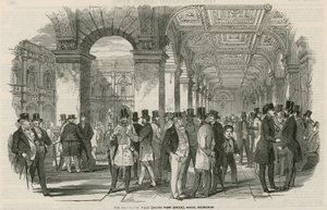 Kauppiaat kävelevät (lounaiskulma), Royal Exchange tekijältä English School