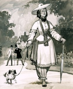 Rouva Bloomer keksi Victorian puolivälin muodin bloomereja käyttäville naisille tekijältä English School