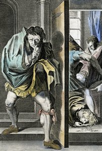 Kuningas Edward viidennen ja hänen veljensä murha tornissa, jonka teki Richard Plantagenet, myöhemmin kuningas Richard kolmas. tekijältä English School