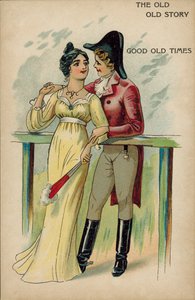Vanha vanha tarina, rakkaus Regency aikoina (chromolitho) tekijältä English School
