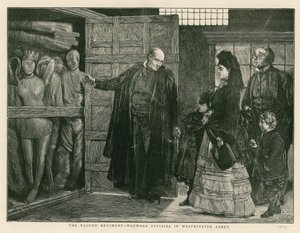 Ryhmyinen rykmentti - vahakuvat Westminster Abbeyssa tekijältä English School