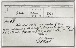 Venäläisen höyrylaivan Birman vastaus Titanicin avunpyyntöihin, 