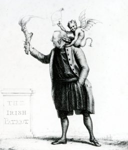 Oikea Rev. Volunteer B of D, julkaisija Richard Morton Paye, 1784 (piste) tekijältä English School