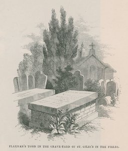 John Flaxmanin hauta St Giles in the Fieldsin hautausmaalla tekijältä English School