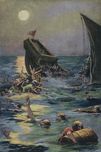 El naufragi del Vaixell Blanc que portava l
