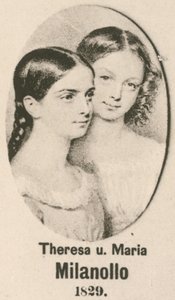 Theresa ja Maria Milanollo (syväpaino) tekijältä English School
