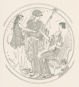 Theseus ja Amphitrite (kaiverrus) tekijältä English School