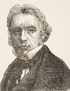 Thomas Babington Macaulay, ensimmäinen paroni Macaulay, William Hickman Smith Aubreyn (1858-1916) julkaisusta The National and Domestic History of England, julkaistu Lontoossa, noin 1890 tekijältä English School