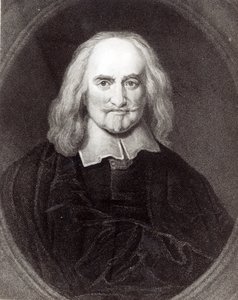 Thomas Hobbes (1588-1679) Galleria of Portraits -julkaisusta, julkaistu vuonna 1833 tekijältä English School