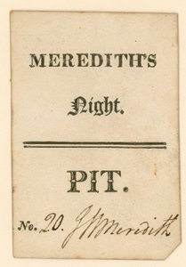 Lippu Drury Lane Theatre, Lontoo: Merediths Night tekijältä English School