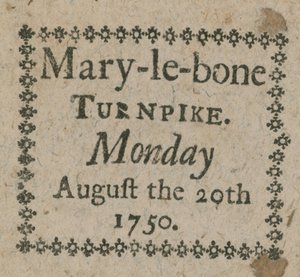 Lippu Mary-le-Bone Turnpikeen tekijältä English School