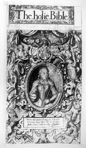Bishops Bible:n otsikkosivu, pub. vuonna 1568