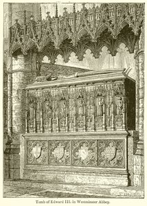 Edward III:n hauta Westminster Abbeyssa