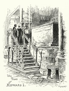 Kuningas Edward I:n hauta, Westminster Abbey (kaiverrus) (kaiverrus) tekijältä English School