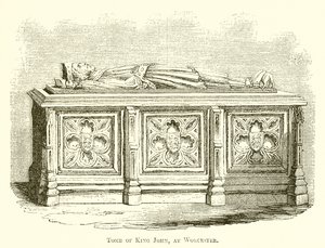 Kuningas Johnin hauta Worcesterissa