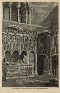 St Bartholomewsin sairaalan perustajan Prior Raheren hauta tekijältä English School