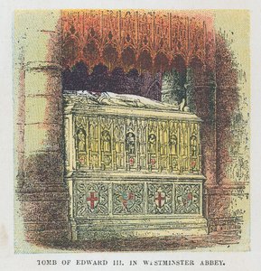 Kuningas Edward III:n hauta Westminster Abbeyssa tekijältä English School