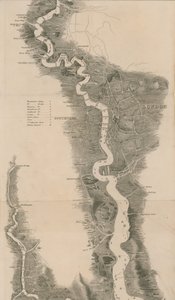 Tomblesons Thamesin ja Medwayn panoraamakartta