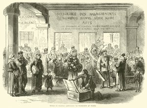 Pledgen työkalut palautettiin työmiehille Pariisiin joulukuussa 1870 tekijältä English School
