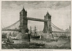 Tower Bridge High Tide, laskusilta ylhäällä tekijältä English School