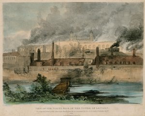 Tower of London Fire, 1841 tekijältä English School