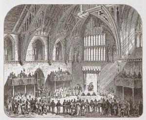 Lambertin oikeudenkäynti Westminster Hallissa tekijältä English School