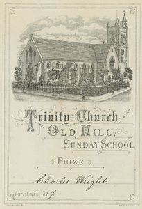 Trinity Church Old Hillin pyhäkoulupalkinto tekijältä English School
