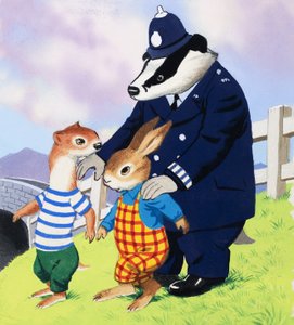 Tufty ja poliisi mäyrä tekijältä English School