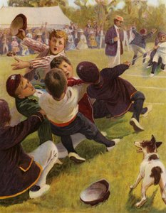 Tug of war (värilitografia) tekijältä English School