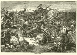 Uhlanin hyökkäys lokakuussa 1870 tekijältä English School