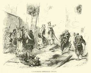 Salattujen joukkojen kaivaa esiin tammikuussa 1871 tekijältä English School