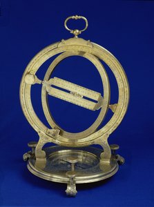 Universaali equinoctian seisova rengaskello, todennäköisesti Thomas Heathin valmistama, n. 1730 (messinki)