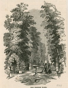 Vauxhall Gardens, Lontoo: Italian kävelymatka tekijältä English School