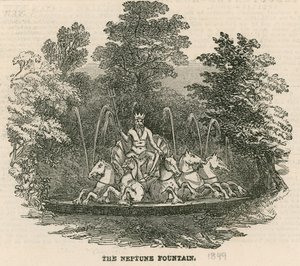 Vauxhall Gardens, Lontoo: Neptunus-suihkulähde tekijältä English School