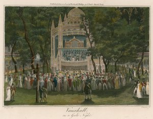 Vauxhall Gardens, Lontoo, gaalailtana tekijältä English School