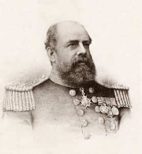 Vara-amiraali Sir George Tryon (litho) tekijältä English School