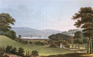 Näkymä linnoituksesta, lähellä Bristolia, 1802 tekijältä English School