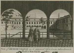 Näkymä Gresham Collegesta tekijältä English School