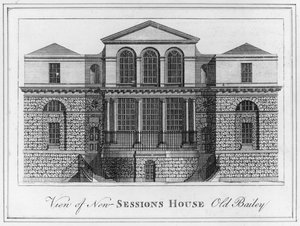 Näkymä New Sessions House Old Baileysta tekijältä English School