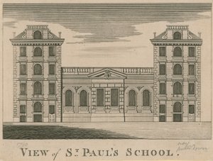 Näkymä St Pauls Schoolista tekijältä English School