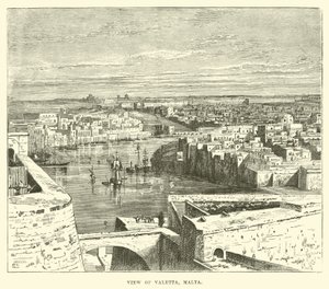 Näkymä Vallettaan, Maltalle tekijältä English School