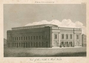 Näkymä Drury Lane -teatterin pohjois- ja länsirintamalla, Lontoossa tekijältä English School