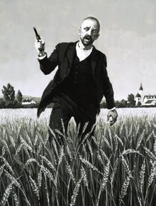Vincent Van Gogh kävelee vehnäpellolla kohti kuolemaansa tekijältä English School
