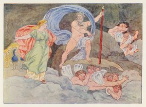 Vergilius Aeneid: Juno ja Aeolus (värilitho) tekijältä English School