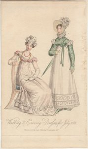 Kävely- ja iltapuvut heinäkuulle 1818, 1818 tekijältä English School