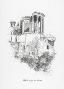 Pesupäivä Tivolissa (litografia) tekijältä English School