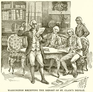 Washington vastaanottaa raportin St. Clairin tappiosta tekijältä English School
