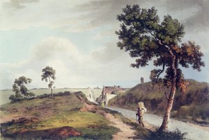 Waterloo, kaiverrus C. Turner, 1816 (värillinen kaiverrus) tekijältä English School