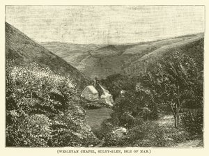 Wesleyan Chapel, Sulby-Glen, Mansaari (kaiverrus) (kaiverrus) tekijältä English School