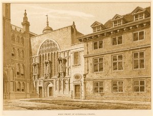 Guildhall Chapelin länsirintama Lontoossa tekijältä English School